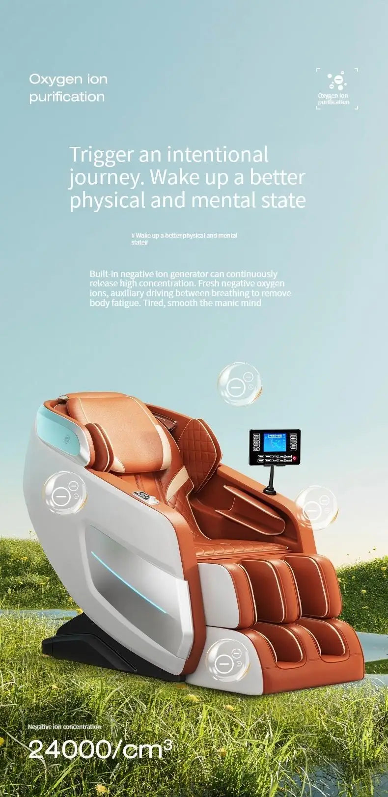 3-year warranty Massage Chair Full Body 4d Zero Gravity Dual-core 4D SL-Track Stretching Bluetooth Music and Voice Control