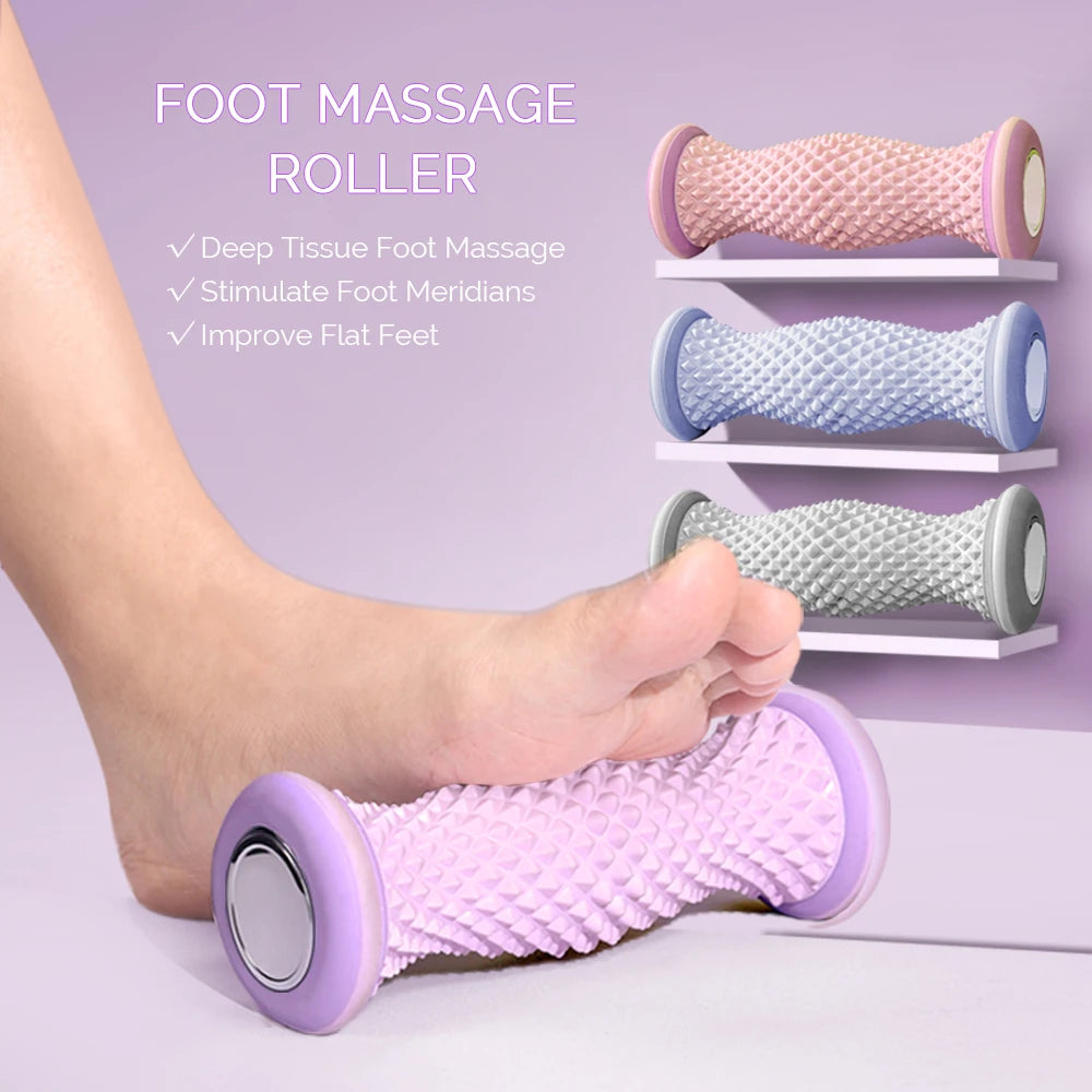 Foot Massage Roller Foot Roller Foot Massager Plantar Acupressure Relaxation Feet Shiatsu Massager Calf Shaping Massage Tools