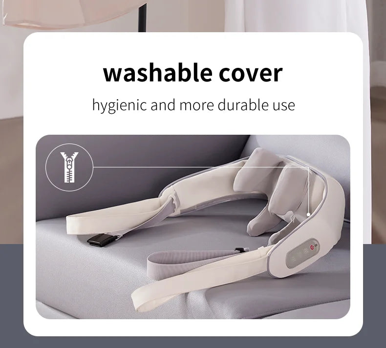Neck And Shoulder Massager Wireless Shoulder And Back Kneading Massage Shawl Trapezius Neck Cervical masajeador