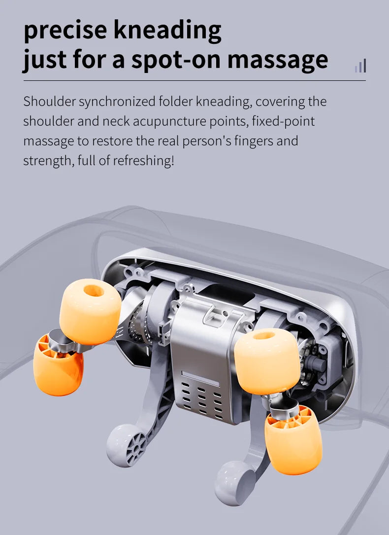 Neck And Shoulder Massager Wireless Shoulder And Back Kneading Massage Shawl Trapezius Neck Cervical masajeador