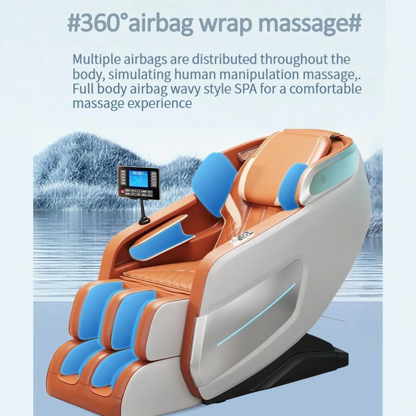 3-year warranty Massage Chair Full Body 4d Zero Gravity Dual-core 4D SL-Track Stretching Bluetooth Music and Voice Control