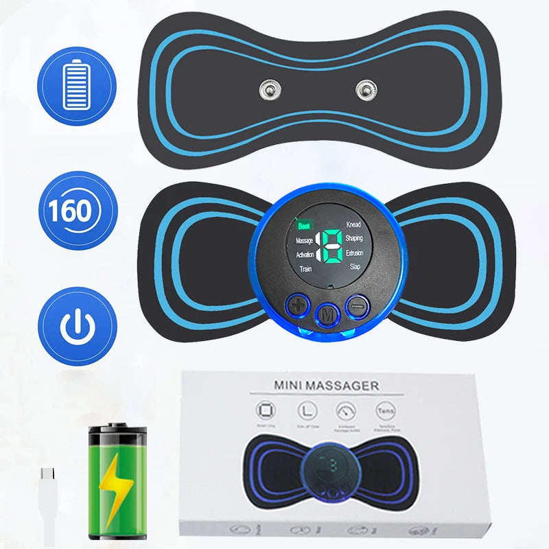 Foot Massager Electronic Massage Pen Neck and Shoulder Massage Three Piece Set Whole Body Relaxation Set Arm Leg and Back Massag