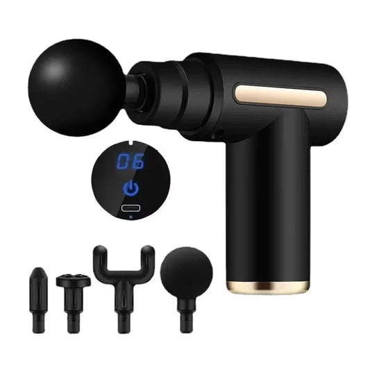 Fascial Machine Muscle Relaxation USB Mini Massage Gun Vibration Gun Massage Fitness Equipment Neck Grasping Fascia Gun